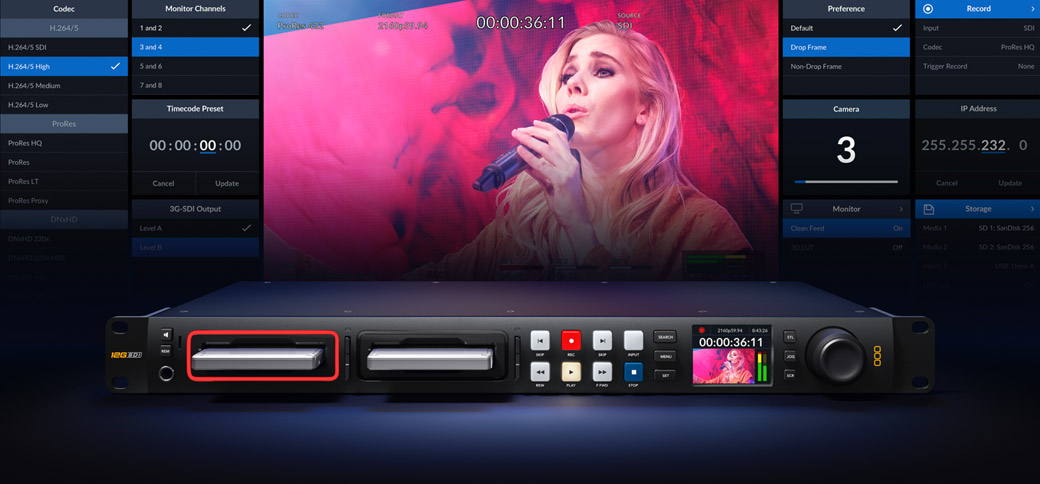包含強大的Blackmagic OS