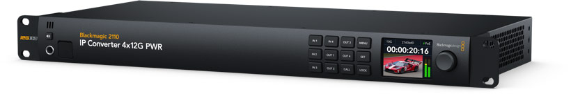 Blackmagic 2110 IP Converter 4x12G PWR