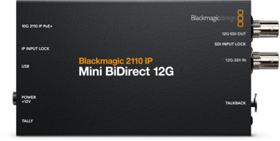 Blackmagic 2110 IP Mini BiDirect 12G