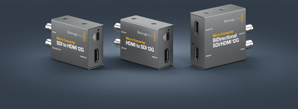 Micro Converter SDI to HDMI 12G