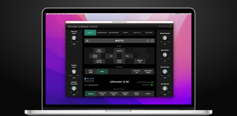 免費提供 Ultimatte Software Control