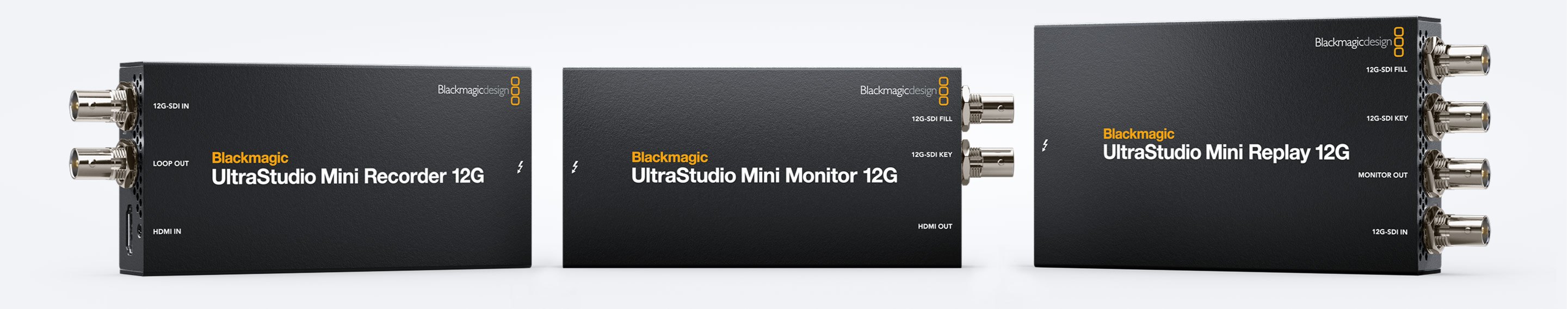 三款UltraStudio Mini型號，為製作全方位助力！
