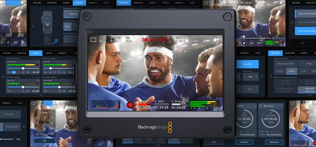 Blackmagic OS作業系統加持