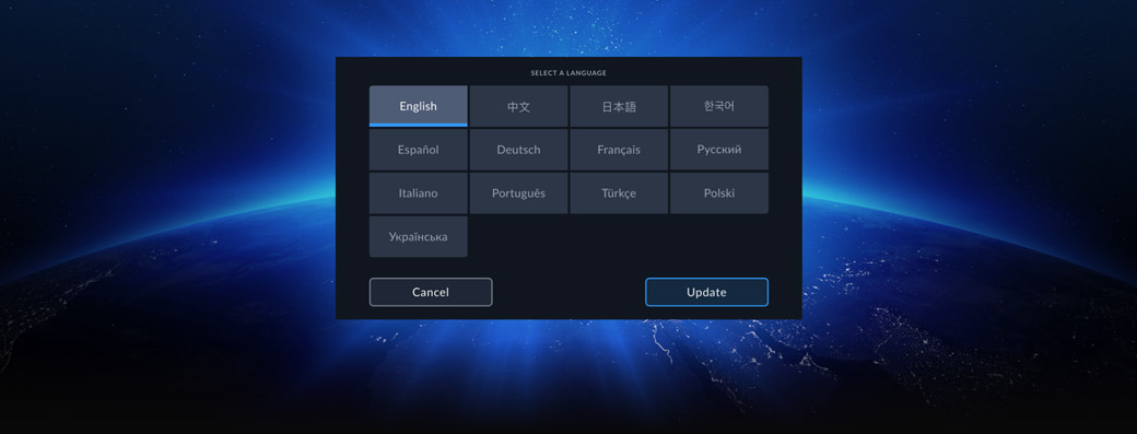 13種常用語言界面