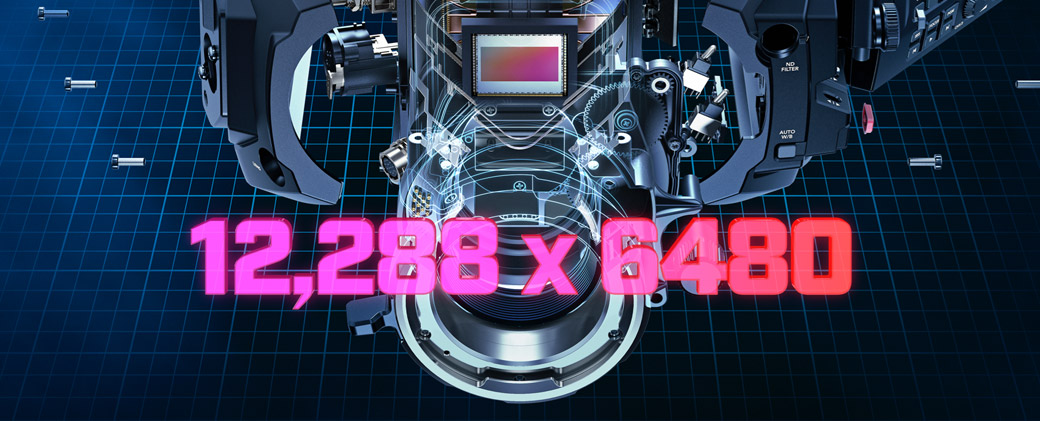 Super 35 12K電影風格感測器